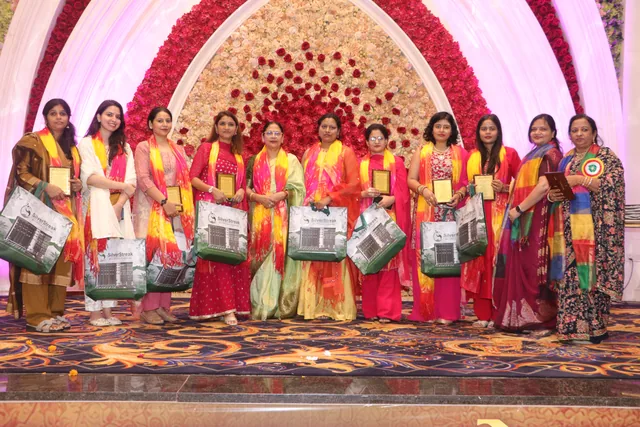 Community members together on the Agrasen Jayanti stage, photo 39, 17 October 2026