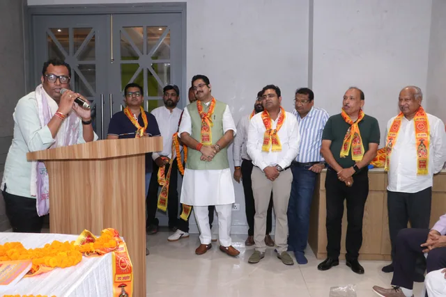 Speakers and community members during the chapter gathering, photo 30, Shapath Grahan, 4 July 2026