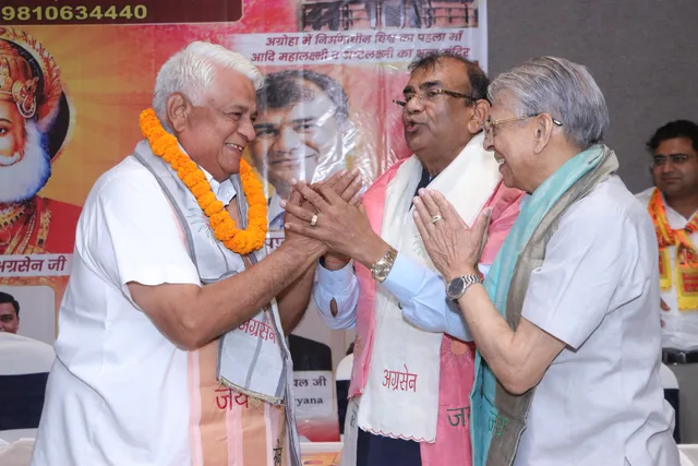 Guests and members greeting one another at the gathering, photo 35, Shapath Grahan, 4 July 2026