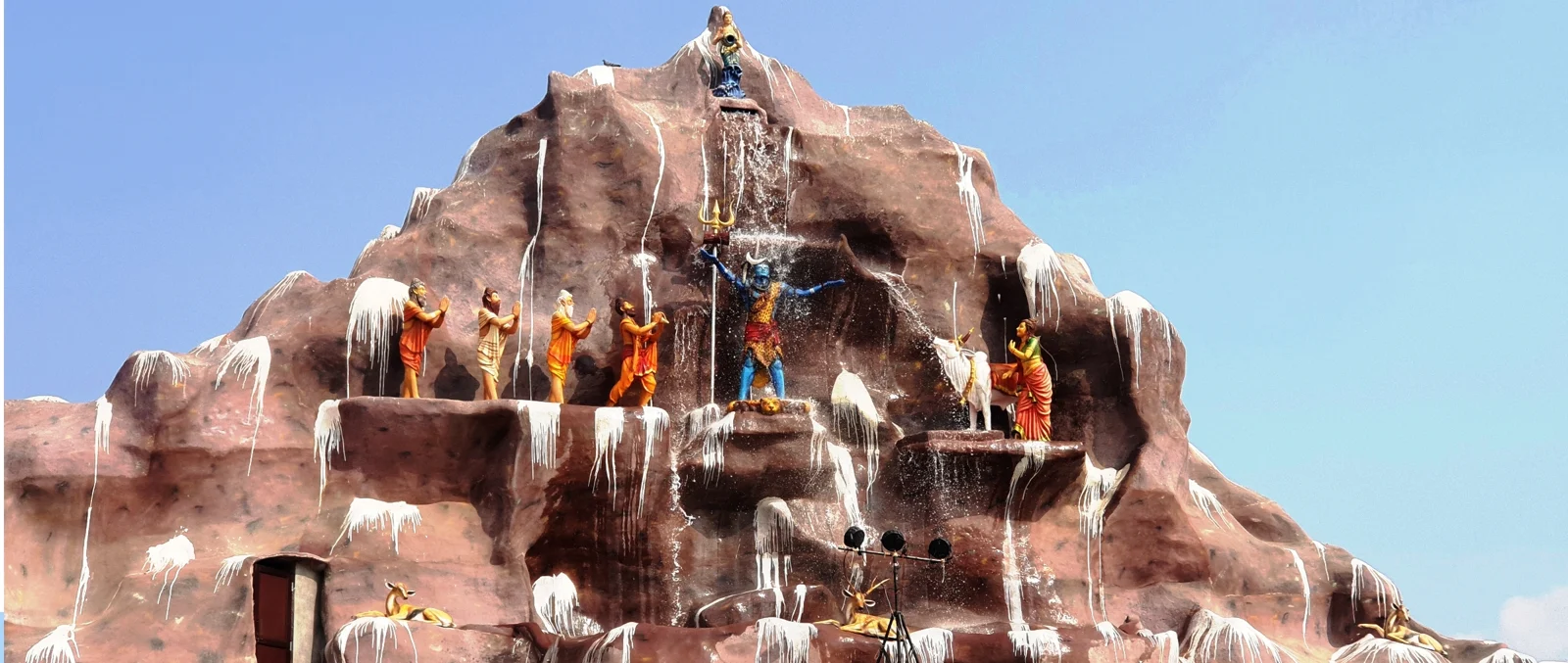अग्रोहा शक्तिपीठ में गंगा अवतरण की झाँकी